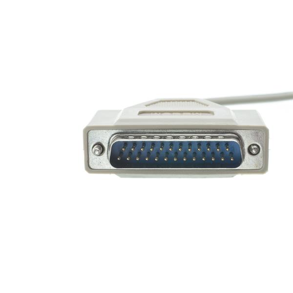 Kabel siri lelaki DB25 DB25 male serial cable