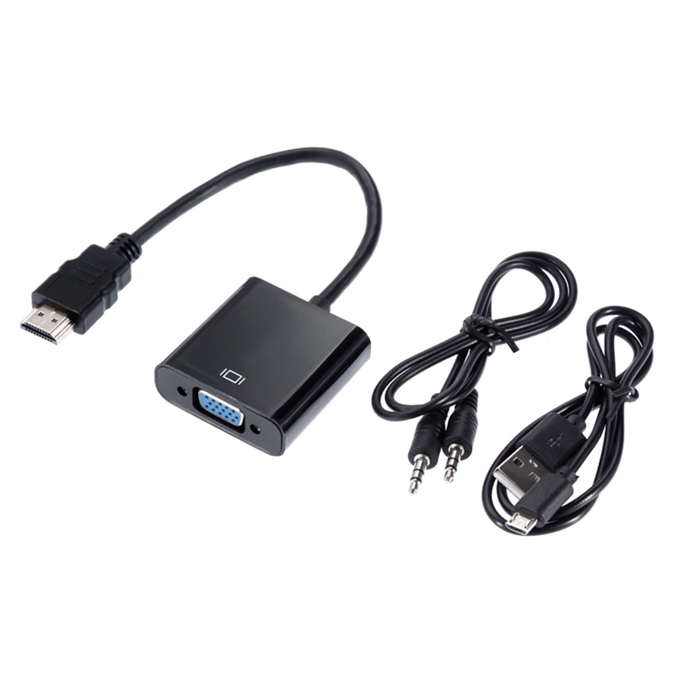 HDMI to VGA Converter with 3.5MM AUDIO and USB power supply