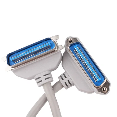 90 Darjah Centronics 36 Pin Kabel Pencetak IEEE 1284 Untuk Pencetak Laser, Me...