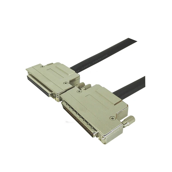 SCSI DB 68 pin male to female extension cable with screw locking