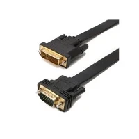 Active Slim Flat DVI 24 plus 1 Male To VGA Male Cable