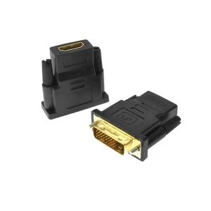 DVI 24 + 1 Male To Adapter Video Perempuan HDMI