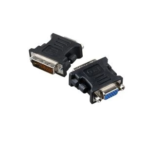 DVI-I 24 + 5 Male To VGA Female Video Adapter